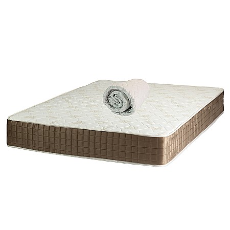 Set Saltea ortopedica cu arcuri, Super Ortopedica Lux Roma, 180x200x23cm, fermitate tare, plasa arcuri tip Bonell, fata vara-iarna, sistem aerisire perimetral, Saltex plus husa hipoalergenica, lavabila la 95°C [0]