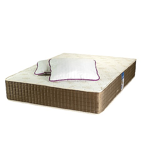 Set Saltea ortopedica cu arcuri, Venetia Super Ortopedica Lux Flexa 140x200x30cm, fermitate tare, plasa arcuri tip Bonell, sistem aerisire perimetral, Saltex plus 2 perne, matlasate, 50x70cm, husa hipoalergenica si pilota iarna, microfibra, 180x200cm [3]