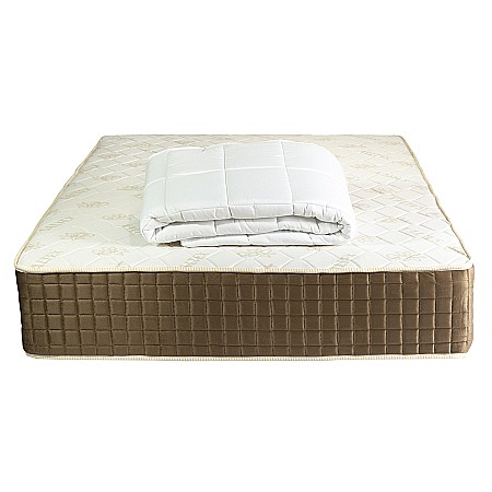 Set Saltea ortopedica cu arcuri, Venetia Super Ortopedica Lux Flexa 140x200x30cm, fermitate tare, plasa arcuri tip Bonell, reversibila, sistem aerisire perimetral, Saltex plus pilota iarna, microfibra, lavabila la 95°C, 180x200cm [1]