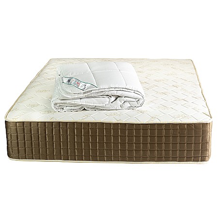 Set Saltea ortopedica cu arcuri Venetia Super Ortopedica Lux Flexa 160x200x30cm, fermitate tare, plasa arcuri Bonell, reversibila, aerisire perimetrala, Pachet textile Avantaj, 2 perne matlasate, 50x70cm, husa hipoalergenica, pilota iarna lavabila la 95°C [6]