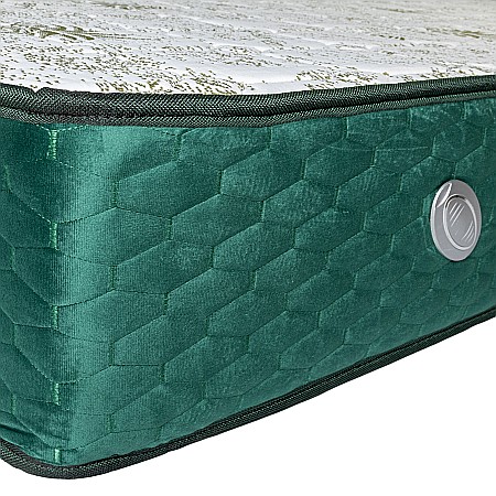 Set Saltea ortopedica, Memory Foam Crin, 160x200x25cm, fermitate tare, cu spuma poliuretanica, memory foam 5 cm, sistem de aerisire perimetral, Salt Confort plus pilota iarna, microfibra, umplutura poliester 180x200cm [2]