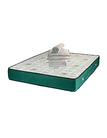 Promotii - Set Saltea ortopedica, Memory Foam Crin, 180x200x25cm, fermitate tare, cu spuma poliuretanica, memory foam 5 cm, sistem de aerisire perimetral, Salt Confort plus 2 perne matlasate, 50x70cm, husa hipoalergenica si pilota vara, microfibra, 200x220cm