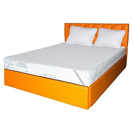 Set Saltea ortopedica, Saturn Memory Plus Comfort 140x200x20cm, cu spuma poliuretanica HR, memory foam 4 cm, husa detasabila tricot, hipoalergenica, fermitate mediu spre tare, Saltsib plus 2 perne matlasate 50x70cm, antialergice si husa lavabila la 95°C [1]