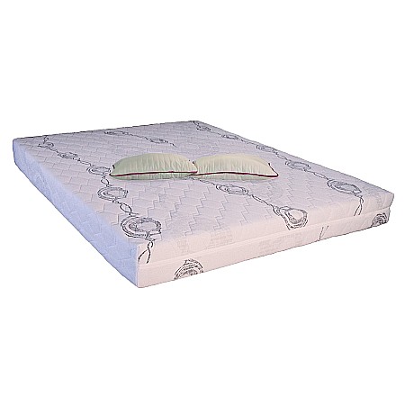 Promotii - Set Saltea ortopedica, Saturn Memory Plus Comfort 180x200x20cm, cu spuma poliuretanica HR, memory foam 4 cm, husa detasabila tricot, hipoalergenica, fermitate mediu spre tare, Saltsib plus 2 perne matlasate microfibra 50x70cm, lavabile la 60°C