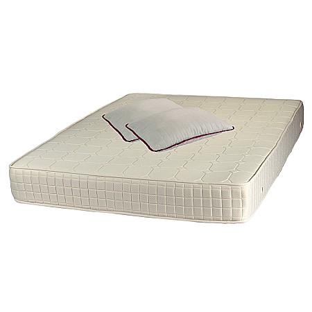 Produse - Set Saltea ortopedica, tip relaxa, Dafin Lux Ortopedic, 140x190x21cm, fermitate medie, cu plasa de arcuri tip Bonell, fata vara-iarna, sistem de aerisire cu butoni, Salt Confort plus 2 perne matlasate microfibra 50x70cm, lavabile la  60°C