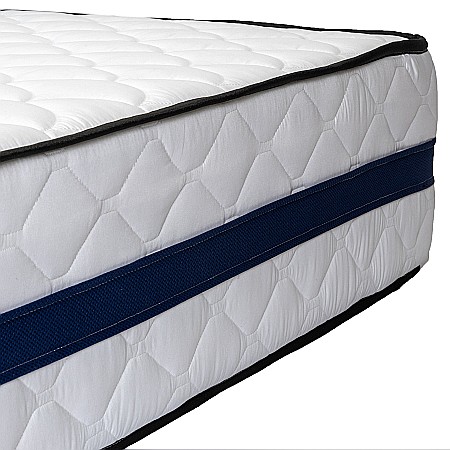 Set Saltea ortopedica, Tulip Super Lux Comfort, 180x200x30cm, fermitate tare, cu plasa de arcuri tip Bonell, sistem de aerisire banda Spaceair, Saltsib plus 2 perne matlasate microfibra 50x70cm, lavabile la 60°C [5]