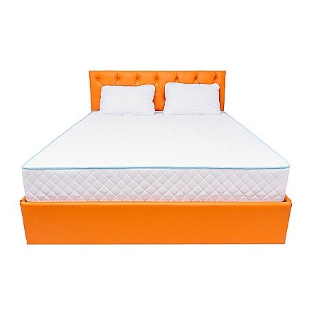 Set Saltea ortopedica, Uranus Standard Spring Comfort 180x200x26cm, plasa de arcuri Bonell, fermitate mediu spre tare, Saltsib plus 2 perne matlasate, umplutura siliconizata hipoalergenica, 50x70cm [1]