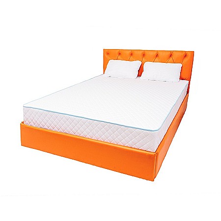 Set Saltea ortopedica, Uranus Standard Spring Comfort 160x200x26cm, plasa de arcuri Bonell, fermitate mediu spre tare, Saltsib plus 2 perne matlasate, umplutura siliconizata hipoalergenica, 50x70cm [3]