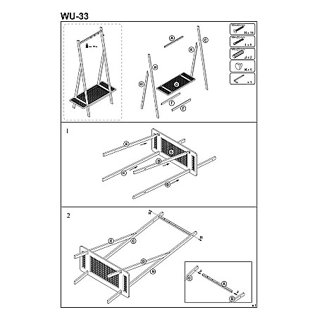 Stender cu suport incaltaminte HM WU33 [9]
