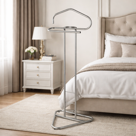 Mobilier - Suport haine metalic stabil, ideal pentru dormitor, hol sau dressing