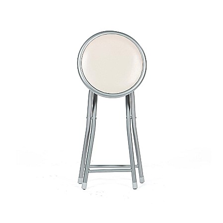 Scaune pliante - Taburet pliant Maroc, cadru metalic, piele ecologica, 80 kg, multicolor