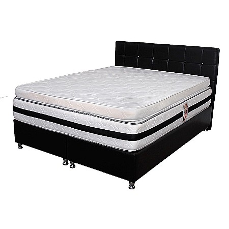 Topper saltea 140x190 spuma 10cm, fermitate medie spre tare, spuma poliuretanica, husa fixa matlasata, microfibra, Saltsib [1]