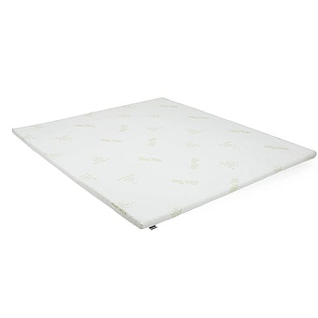 Produse - Topper saltea 180x200 spuma 5 cm, husa detasabila, tratata cu Aloe Vera, Minet