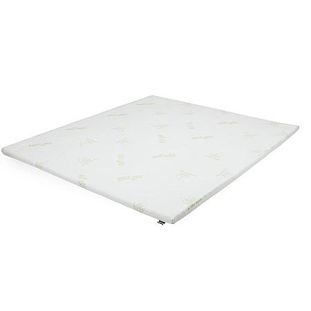 Topper saltea 180x200 spuma 5 cm, husa detasabila, tratata cu Aloe Vera, Minet [1]