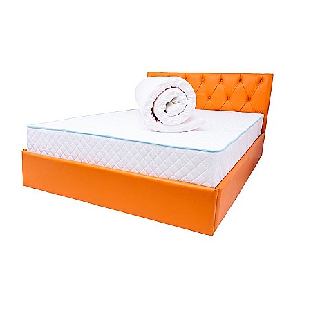 Topper Saltea Drimus MemoHR 6,5 cm, 120x200, memory foam 2 cm, spuma poliuretanica HR cu 5 zone de confort, husa detasabila tricot, hipoalergenica, fermitate mediu spre soft, Saltsib [5]