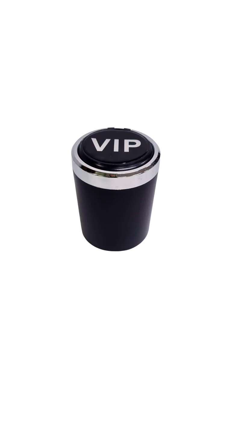 accesori auto - Scrumiera auto cu iluminare LED universala cu capac pentru masina