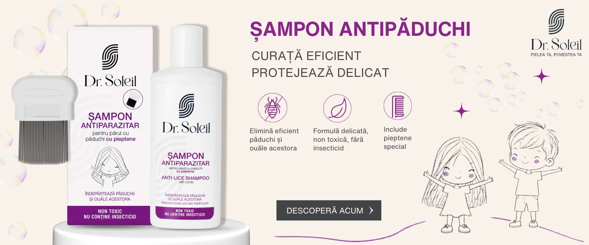 Sampon antipaduchi Dr. Soleil