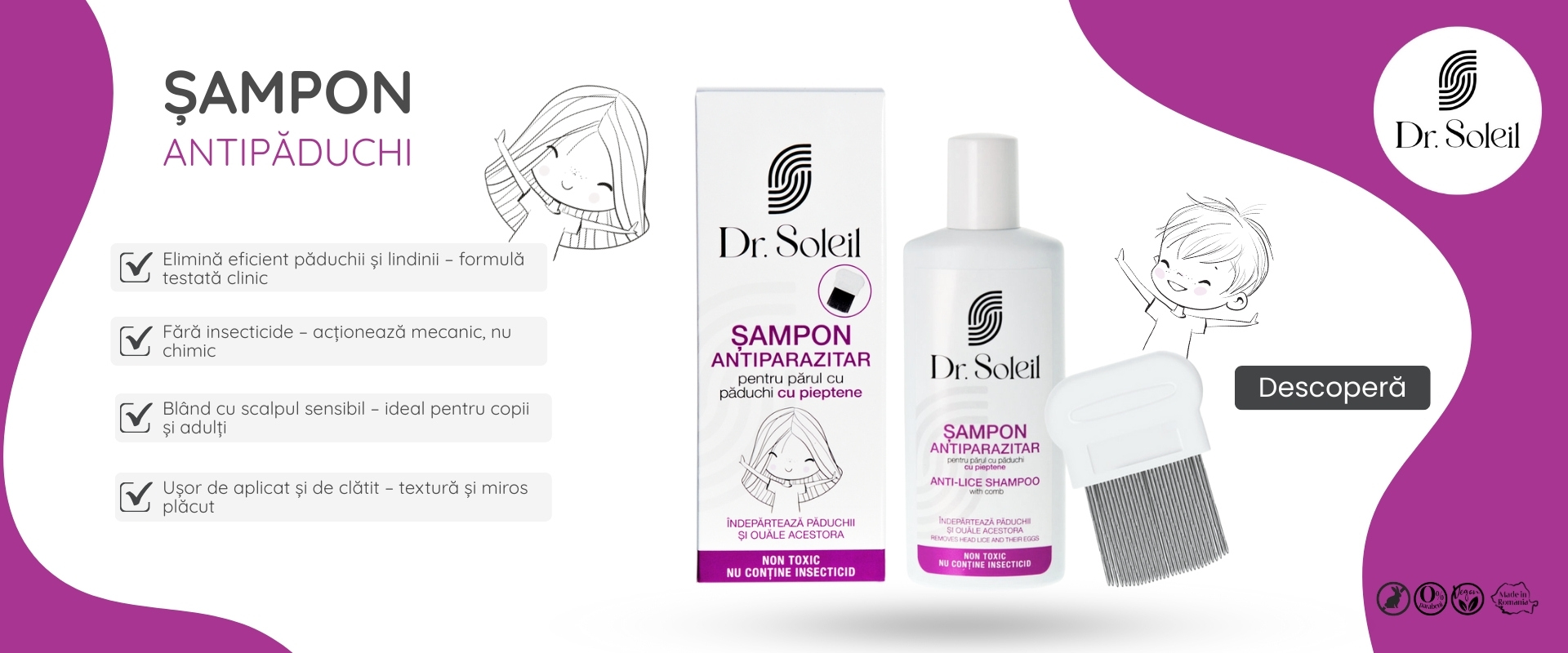 Sampon antipaduchi Dr. Soleil
