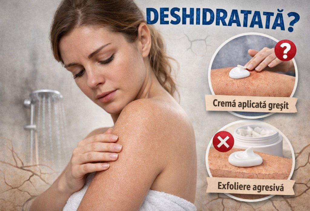 De ce pielea ta este uscată chiar dacă folosești cremă?