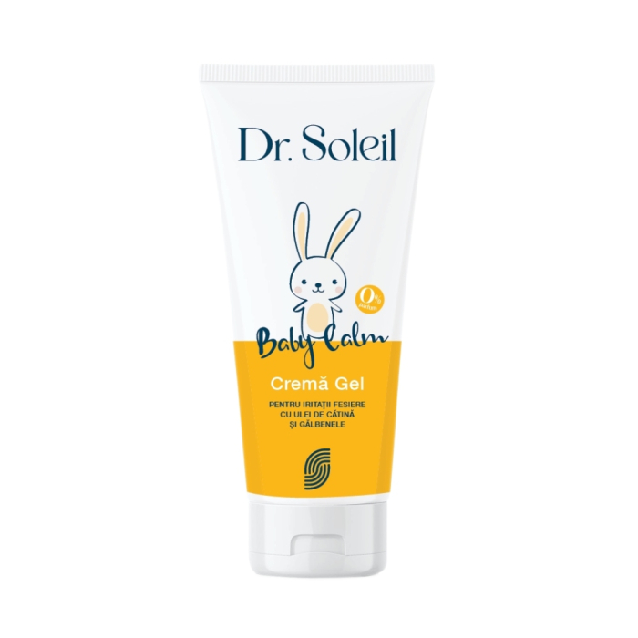Baby Calm gel iritații fesiere bebeluși, Ulei de Cătină și extract de Gălbenele, 100 ml, Dr. Soleil [2]