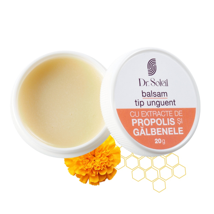 Balsam tip unguent cu extracte de Propolis și Gălbenele, 20 g, Dr. Soleil [1]