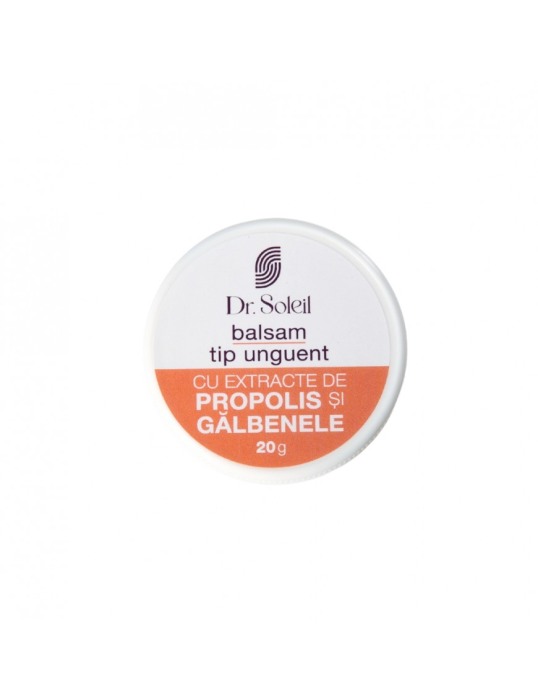 Balsam tip unguent cu extracte de Propolis și Gălbenele, 20 g, Dr. Soleil [1]