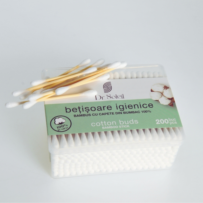 Bețișoare igienice bambus, 200 buc, Dr. Soleil [3]