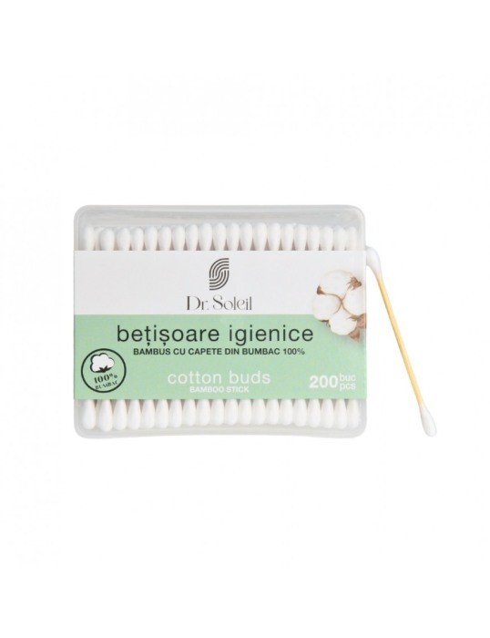 Bețișoare igienice bambus, 200 buc, Dr. Soleil [4]