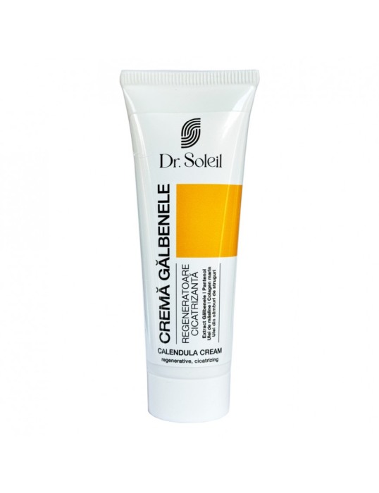 Cremă Gălbenele Dr. Soleil, cu Pantenol, Ulei de Măsline, Colagen Marin și Ulei din Sâmburi de Struguri, 50 ml, Dr. Soleil [2]