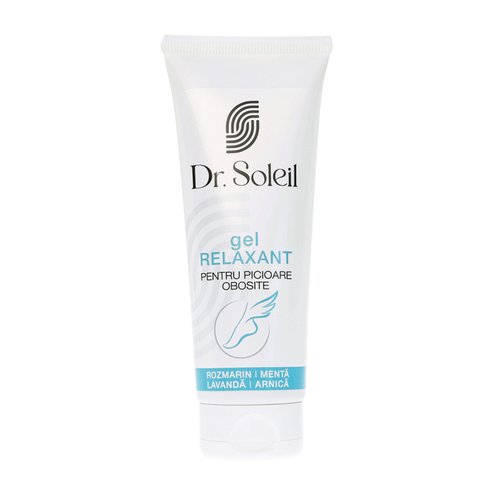 Gel relaxant picioare obosite, cu extract de Arnică, Mentă, Rozmarin și Lavandă, 100 ml, Dr. Soleil [1]