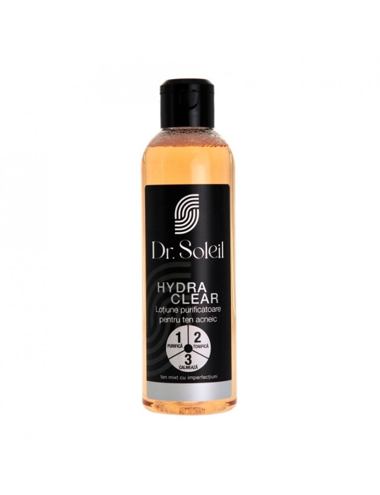 Loțiune purificatoare ten acneic Hydra Clear, 200 ml, Dr. Soleil [1]
