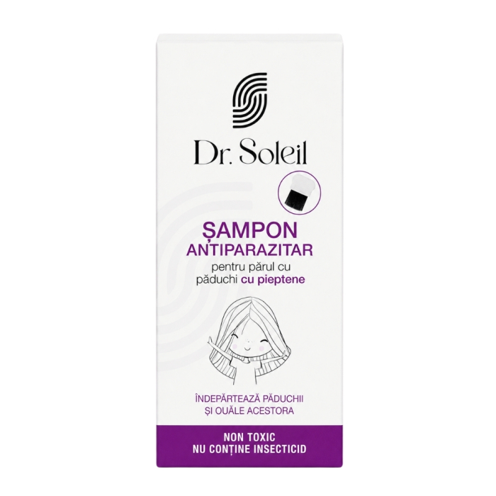 Șampon păr anti păduchi cu pieptene, 200 ml, Dr. Soleil [3]