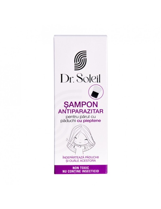 Șampon păr cu păduchi cu pieptene, 200 ml, Dr. Soleil [3]