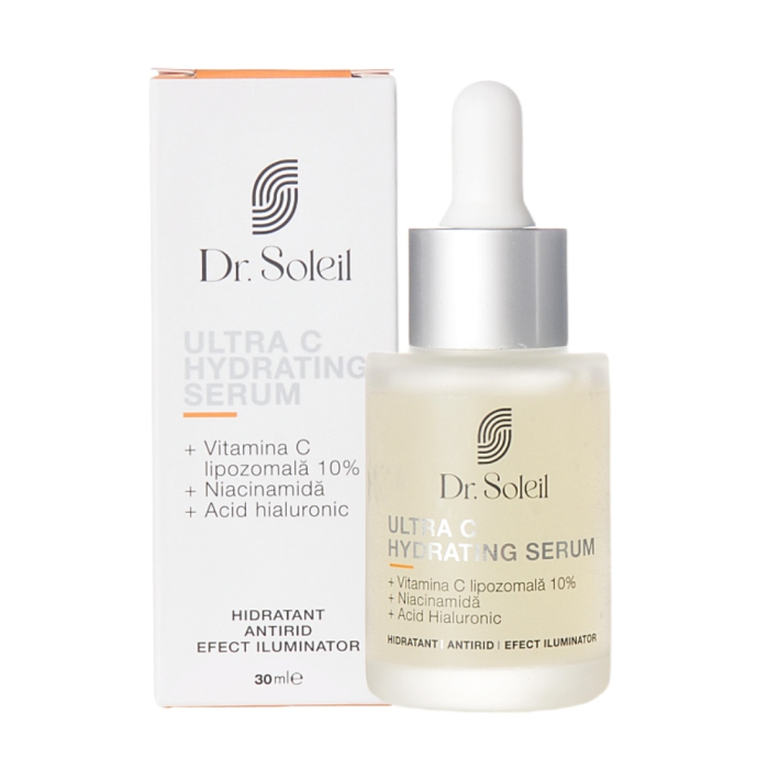 Ultra C Hydrating Serum cu Vitamina C lipozomală 10%, 30 ml, Dr. Soleil [1]