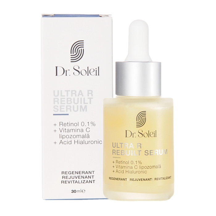 Ultra R Rebuilt Serum cu Retinol 0.1%, 30 ml, Dr. Soleil [1]