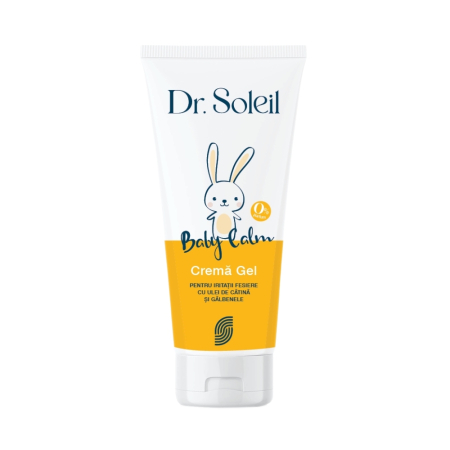 Baby Calm gel iritații fesiere bebeluși, Ulei de Cătină și extract de Gălbenele, 100 ml, Dr. Soleil [1]