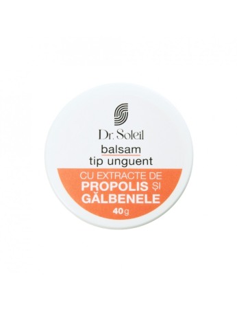 Ingrijire Corp - Balsam tip unguent cu extracte de Propolis și Gălbenele, 40 g, Dr. Soleil