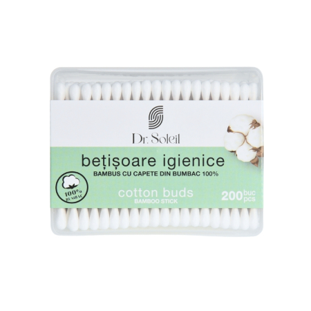 Bețișoare igienice bambus, 200 buc, Dr. Soleil [1]