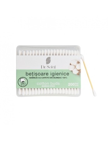 Bețișoare igienice bambus, 200 buc, Dr. Soleil [3]