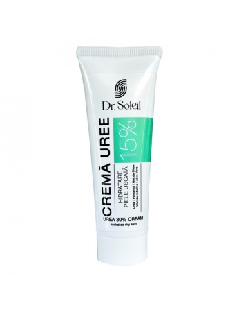 Cremă Uree 15% cu Pantenol, Unt de Shea, Ulei de Măsline și Aloe Vera, 50 ml, Dr. Soleil [1]