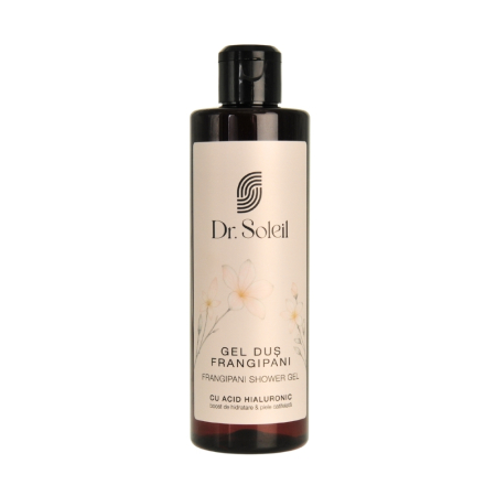 Ingrijire Corp - Gel duș cu Frangipani și Acid Hialuronic, 260 ml, Dr. Soleil