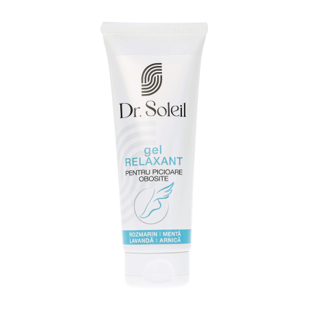 Ingrijire Maini si Picioare - Gel relaxant picioare obosite, cu extract de Arnică, Mentă, Rozmarin și Lavandă, 100 ml, Dr. Soleil