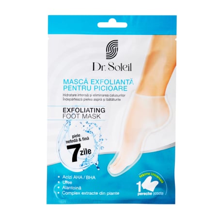 Ingrijire Maini si Picioare - Mască exfoliantă picioare, Dr. Soleil