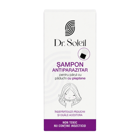 Șampon păr anti păduchi cu pieptene, 200 ml, Dr. Soleil [2]