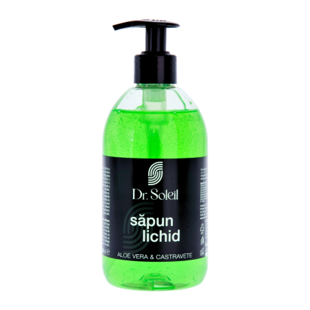 Ingrijire Maini si Picioare - Săpun lichid cu Aloe Vera și Castravete, 500 ml, Dr. Soleil