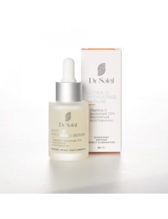 Ultra C Hydrating Serum cu Vitamina C lipozomală 10%, 30 ml, Dr. Soleil [2]