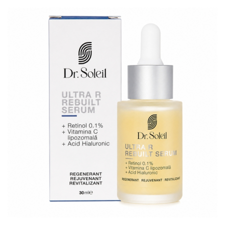 Ingrijire Ten - Ultra R Rebuilt Serum cu Retinol 0.1%, 30 ml, Dr. Soleil