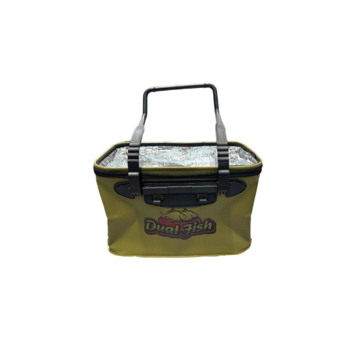 Geanta pentru pescuit dreptunghiulara, impermeabila, frigorifica, dimensiune 40 CM X 25 CM, Dual Fish [2]