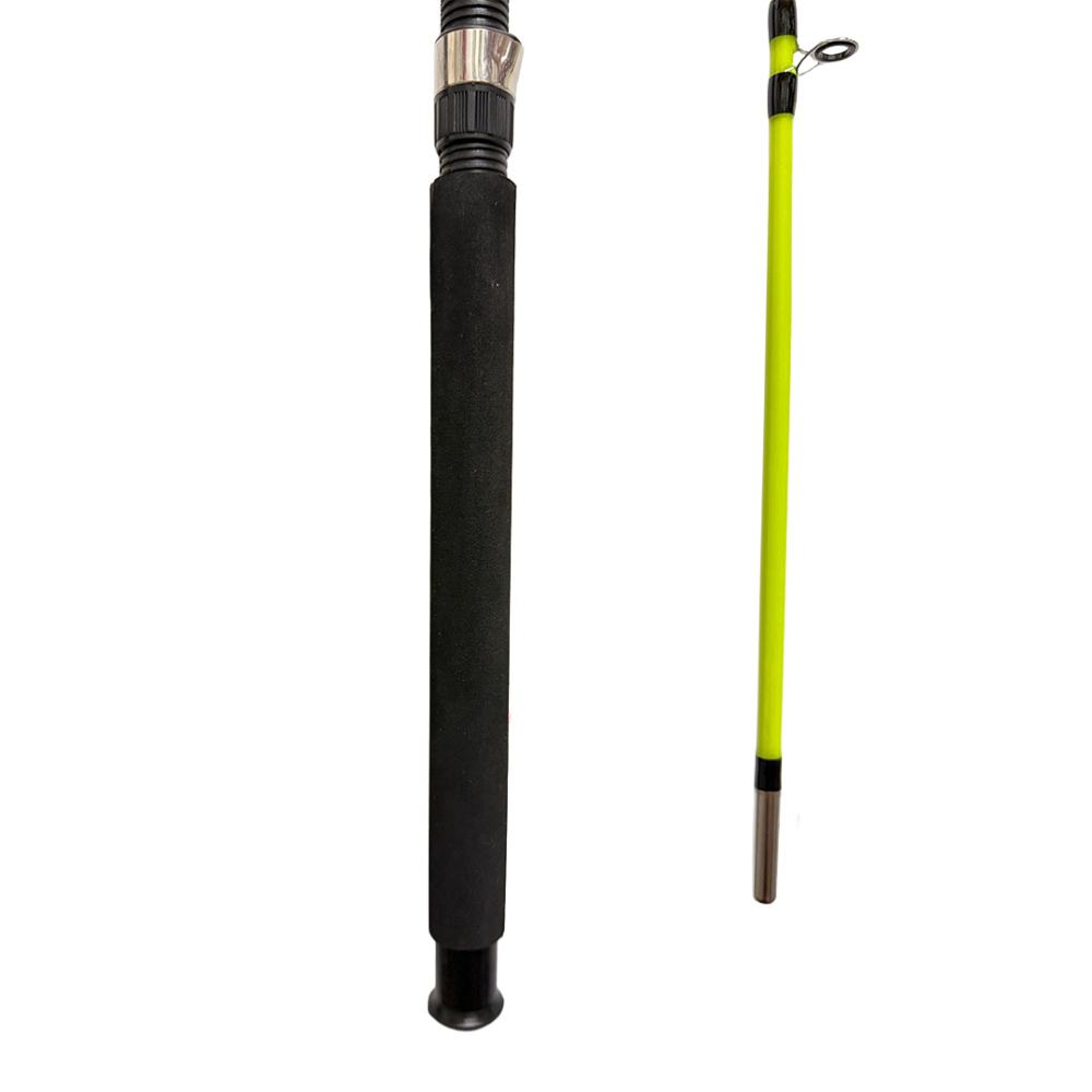 Lanseta fibra de sticla plină CAT-FISH yellow, 2.7M, Dual Fish - [4]
