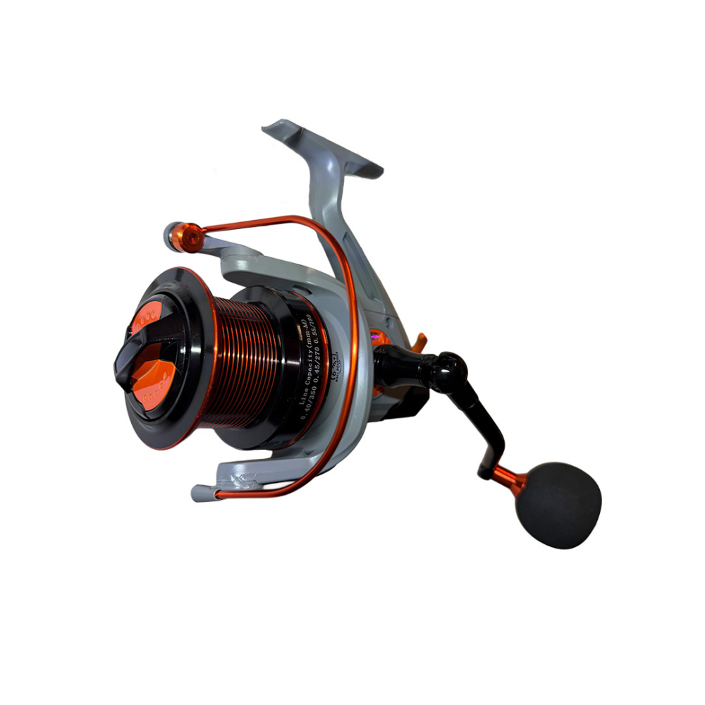 Mulineta AQ8000 grey, 6+1 rulmenți, Dual Fish [2]